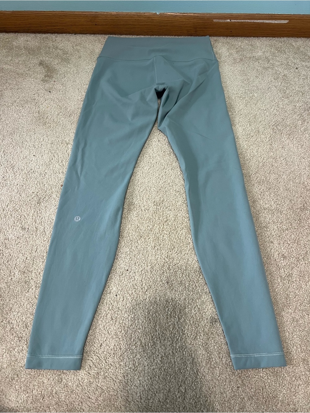 lululemon athletica High-Rise Leggings in Dusty Teal - Picture 3 of 5
